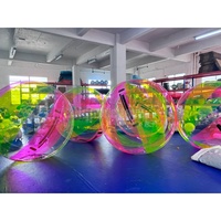 Ballon Gonflable Commercial de Marche sur l'Eau 1,5-2m en TPU/PVC, Capacité 250kg, Fermeture Éclair TIZIP Allemande, Vente en Gros Usine pour l'Extérieur