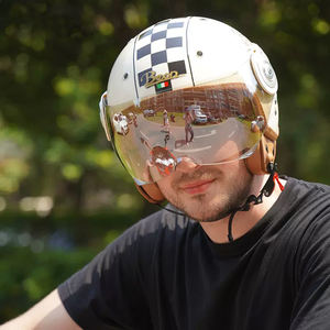 เอบีเอส3/4หมวกกันน็อคสำหรับผู้ใหญ่, ใหม่110A หมวกกันน็อคแบบเปิดหน้าสำหรับสกู๊ตเตอร์ไฟฟ้า - Product Image 6