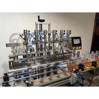 Machine de remplissage automatique à 6 têtes pour eau, huile, jus, détergent, alcool