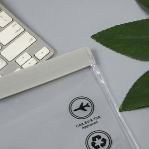 TSA Approved Clear Acrylic Square Quart-Size Toiletry <b>Bag</b>-Leakproof Waterproof Travel Organizer Geometric <b>Gift</b> - Product Image 4