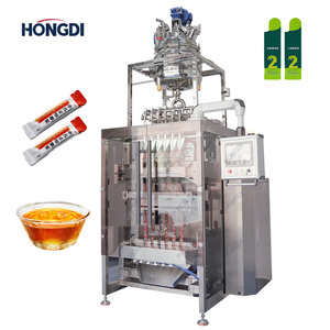 Vertical Automatic <b>Honey</b> Stick Bags/Pouches Packaging Liquid <b>Honey</b> Sachet Filling Special-Shaped Sauce Stick Packaging <b>Machine</b> - Product Image 1