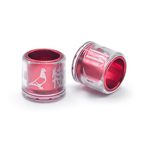 Fabricant de bagues pour oiseaux et pigeons OEM, vente de bagues pour pattes de pigeon multicolores 2024, ID 8 mm