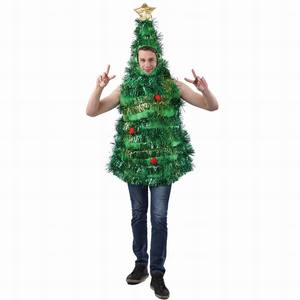 Chất Lượng Cao Kỳ Nghỉ Cosplay Trang Phục Cổ Điển Màu Đỏ Màu Xanh Lá Cây Elf Thiết Kế Dài Tay Áo Mềm Polyester Giáng Sinh Elf Trang Phục - Product Image 2