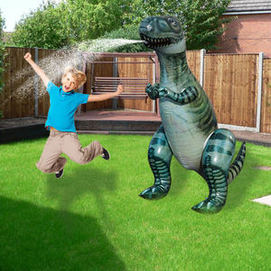 बड़े inflatatatorus rex डायनासोर खिलौना अद्भुत आउटडोर पानी स्प्रिंकलर बच्चों के लिए आंगन घास विशाल पशु खिलौना के लिए - Product Image 2