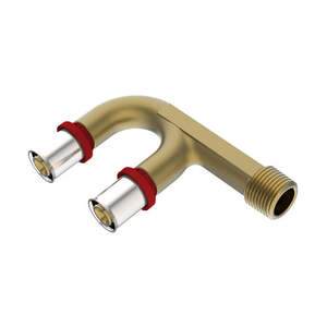 Conector de Sifón Ikaro Doble Macho en U 3/4 D.20x2 para Fontanería - Product Image 1