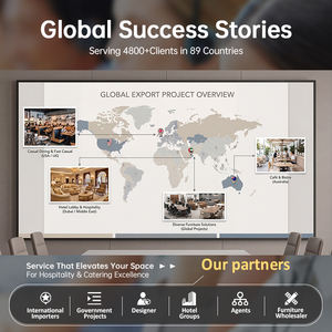 Table de banquette carrée moderne personnalisée pour café commercial métal cuir ensemble de banc hôtel restaurant - Product Image 4