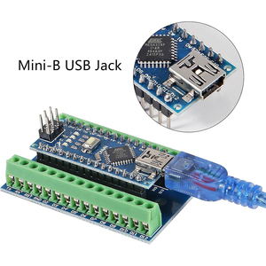 Cho Nano V3.0 Hội Đồng Quản trị atmega328p MCU CH340G chip 5V 16MHz với cáp USB và Nano V3.0 Board mở rộng Adapter cho Arduino - Product Image 4