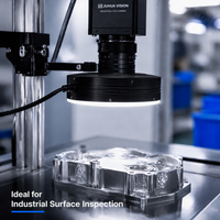Anneau lumineux LED pour vision industrielle, diamètre 100 mm, 90 °   Éclairage DC24V pour la détection d'apparence