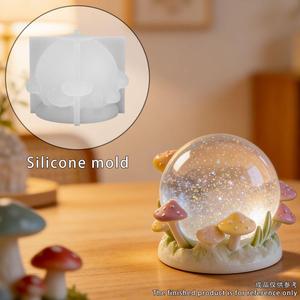 Moldes <span class=keywords><strong>de</strong></span> Resina para Bolas <span class=keywords><strong>de</strong></span> Cristal, Moldes <span class=keywords><strong>de</strong></span> Silicona para Estatuas Decorativas <span class=keywords><strong>de</strong></span> Esferas <span class=keywords><strong>de</strong></span> Cristal <span class=keywords><strong>con</strong></span> Soporte <span class=keywords><strong>de</strong></span> Hongo, Moldes <span class=keywords><strong>de</strong></span> Resina Epoxi para Figuras Esféricas 3D - Product Image 2