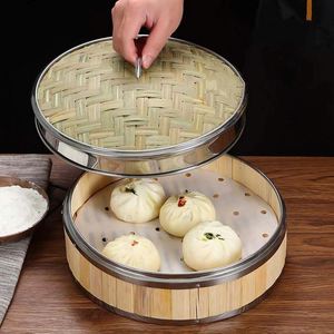 Cuiseur vapeur pour raviolis, idli, asperges, légumes secs, couscous, 12 plateaux, cuiseur à riz profond, 3 couches, mantu - Product Image 6