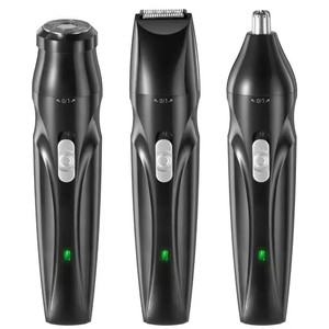 Kit de toilettage rechargeable sans fil : Rasoir électrique pour homme, tondeuse à barbe, tondeuse nez-oreilles, étanche IPX5 - Product Image 6