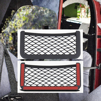 Organisateur universel de siège auto Kelenate, en plastique, portable, accessoires de voiture, support de téléphone, sac de rangement latéral, design en maille, pour voitures