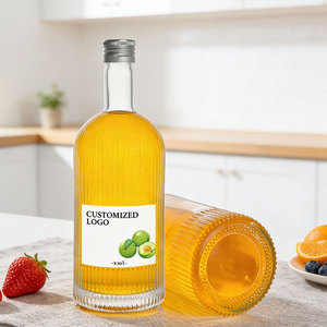 Botella <span class=keywords><strong>de</strong></span> Vino Tinto Cilíndrica Vacía <span class=keywords><strong>de</strong></span> 500 ml, Color Borgoña, con Etiqueta Personalizada Reciclable, <span class=keywords><strong>Precio</strong></span> al por Mayor, Botella <span class=keywords><strong>de</strong></span> Vino <span class=keywords><strong>de</strong></span> Frutas con Tapa <span class=keywords><strong>de</strong></span> Rosca - Product Image 5