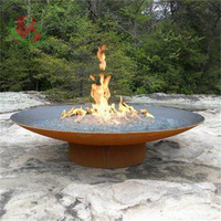 Foyer en acier BBQ Garden Set Barbecue Camping Poêle à bois avec foyer pour une utilisation en extérieur