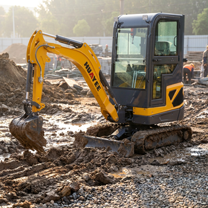 Envío Gratis, Excavadora de 1.8 Toneladas con Motor Kubota EPA, Precios de Mini Excavadoras, Mini Excavadora Hidráulica, Excavadora de Bajo Consumo para Granja - Product Image 6