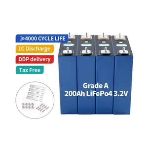 EU US จัดส่งฟรีพลังงานแสงอาทิตย์แบตเตอรี่ Class A EV LF230 3.2V 200AH 202AH 230AH 240AH Lifepo4 แบตเตอรี่ลิเธียมไอออน