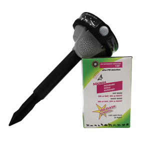 Repellente animale a energia solare impermeabile a LED stroboscopico animale deterrente - Product Image 1