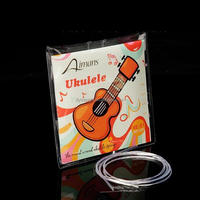 Wholesale OEM Bulk Durable Soprano Ukulele 21/23/26 Inch Nylon Core Four-Strings Stringed Instruments Parts Accessories