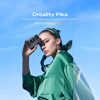 Scanner 3D portable Creality Pika, sans fil, laser bleu et NIR, numérisation couleur complète pour l'impression et la modélisation 3D