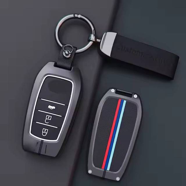 Free Sample Custom All Original Car Models Install Zinc Alloy Leather Remote Car Key Accessories Shell Cover Case Buttons Key