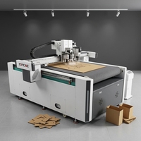 Máquina de Corte Oscilante CNC Digital para Cartón, Cartón Corrugado y Cajas de Embalaje