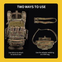 Sac bandoulière tactique SABADO Molle avec sangle réglable pour les aventures en plein air et le transport quotidien EDC