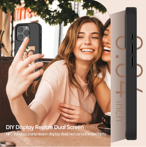 Étuis de téléphone intelligents NFC pour <span class=keywords><strong>13</strong></span> 14 15 <span class=keywords><strong>Pro</strong></span> <span class=keywords><strong>Max</strong></span> Écran E Ink Housses de téléphone arrière avec protection Anime Cartoon Fundas Sans batterie - Product Image 6