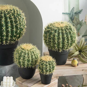 Planta de Cactus Artificial de Plástico, Decoración para <span class=keywords><strong>el</strong></span> Hogar, Cactus para Decoración de Interiores y Exteriores, Hogar y Oficina, Plantas Artificiales - Product Image 3