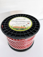 Fil de coupe en nylon pour tondeuse à gazon, ligne de remplacement pour débroussailleuse avec flexibilité et résistance élevée à l'abrasion