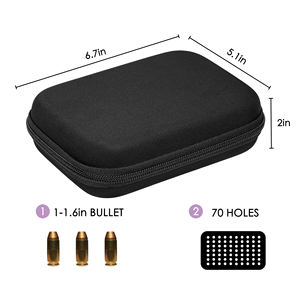 Custodia impermeabile EVA Bullet resistente ai graffi per 9mm <span class=keywords><strong>Luger</strong></span> 380 ACP 30 <span class=keywords><strong>Luger</strong></span> 9mm Makarov custodia per il trasporto - Product Image 4