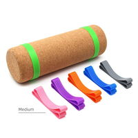 Corcho personalizado medio desmontable Yoga columna rodillo pantorrilla y pie masaje relajación muscular equilibrio tabla