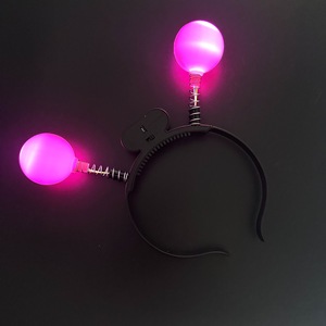 Halloween Kerst Knipperende Ledverlichting Hoofdbanden Ster Bollen Plastic Decoraties Haarband Gloeien Licht Led Hoofdband - Product Image 4