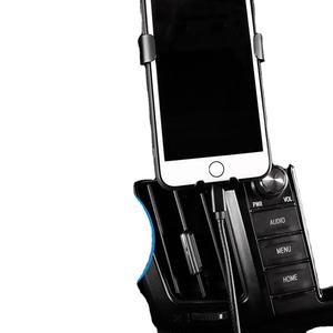 Support de téléphone portable pour voiture Carest pour XA40 <span class=keywords><strong>2013</strong></span>-2018, argenté, à clipser sur la grille d'aération, support GPS, support à gravité - Product Image 1