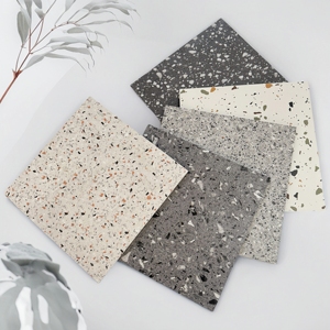 Baldosas de Cerámica Coloridas de <span class=keywords><strong>Terrazo</strong></span> Moderno, Cuadradas de 400*400, Antideslizantes, para Cocina, Comedor y Balcón de Jardín - Product Image 1