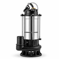 Pompe submersible à broyeur de déchets 220V pour fosse septique, drainage des boues et eaux usées, petite pompe à eaux usées domestique
