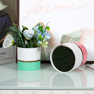 YICAI-planta en maceta Artificial, bonsái, naranja, Granada, Árbol frutal con maceta, decoración de plantas falsas de plástico - Product Image 2