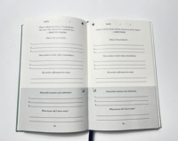 Journal de gratitude et de réflexion quotidien original 2025, agenda, carnet, format B5, couverture rigide en cuir, cadeau avec dorure à chaud