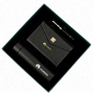 Cubierta de PU de alta calidad, cuaderno, termo, juego de bolígrafos, Kit de regalo de oficina corporativa de lujo, promoción comercial anual de bajo precio - Product Image 2