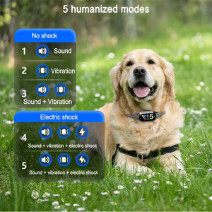 <span class=keywords><strong>Collar</strong></span> de Adiestramiento para Perros Recargable, de Plástico, con Pantalla Digital HD, Control de Ladridos, con Cinta de Nailon Tejida, Venta al Por Mayor - Product Image 6