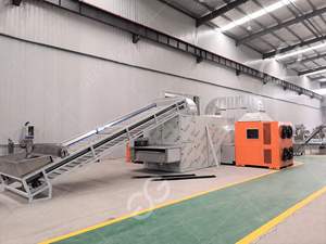 Máquina secadora de correa de malla continua eléctrica de 1 tonelada/hora, deshidratación industrial de alimentos y hierbas, acero inoxidable - Product Image 5