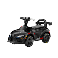 Mobil Dorong Manual Anak Grosir, Mainan Tunggang Kaki untuk Balita, 4 Roda, Mobil Walker Bayi untuk Ekspor Global