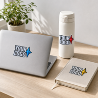 Autocollants holographiques en cristal avec logo personnalisé, imperméables, autocollants personnalisés de qualité supérieure, découpés à la forme, pour casque