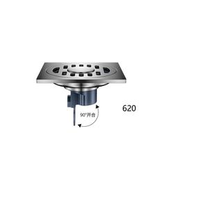 Modern Industrial Floor <b>Drain</b> in Black Stainless Steel Anti-Odor Home and <b>Bathroom</b> Accessory - Product Image 1