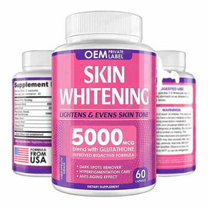 Sıcak satış Anti-Aging cilt beyazlatma takviyeleri <span class=keywords><strong>l</strong></span>-glutatyon kollajen C vitamini kapsü<span class=keywords><strong>l</strong></span> yetişkinler için (hamile kadınlar için değil) - Product Image 1