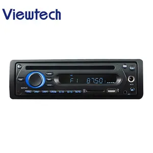 Reprodutor de dvd cd leitor de rádio, sintonizador de rádio mp3/mp4 com 2 entradas microfone, áudio multimídia para carros