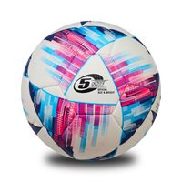 Ballon de football Welstar jaune et blanc en cuir mousse PVC taille 5 poids officiel et ballon de football personnalisé pour l'entraînement au football