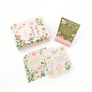 Le Meilleur Jeu de Cartes d'Inspiration Quotidienne Amusant avec Cartes d'Affirmation de Soi Positives Impression Personnalisée et Emballage Boîte - Product Image 3