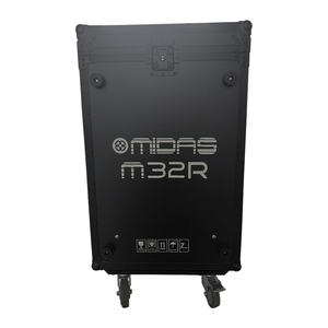 Estuche de vuelo en vivo <span class=keywords><strong>Midas</strong></span> M32R personalizado versión Normal Todo negro con <span class=keywords><strong>ruedas</strong></span> sistema Pa equipo de escenario mezclador Digital estuche de vuelo - Product Image 5