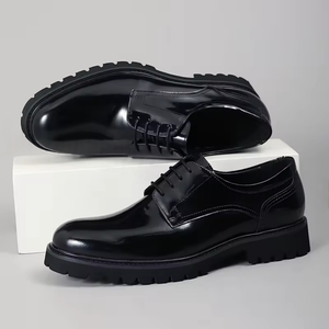 Zapatos de Vestir con Cordones Cómodos para Hombre, de Cuero Genuino, para Bodas y Oficina, con Suela Gruesa, Formales de Negocios, Oxford Casuales - Product Image 2