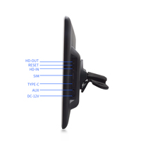 Monitor Headrest Mobil Layar Putar Wifi 2 + 32G Android Baru 11.0 untuk Tesla Model 3 Model Y
